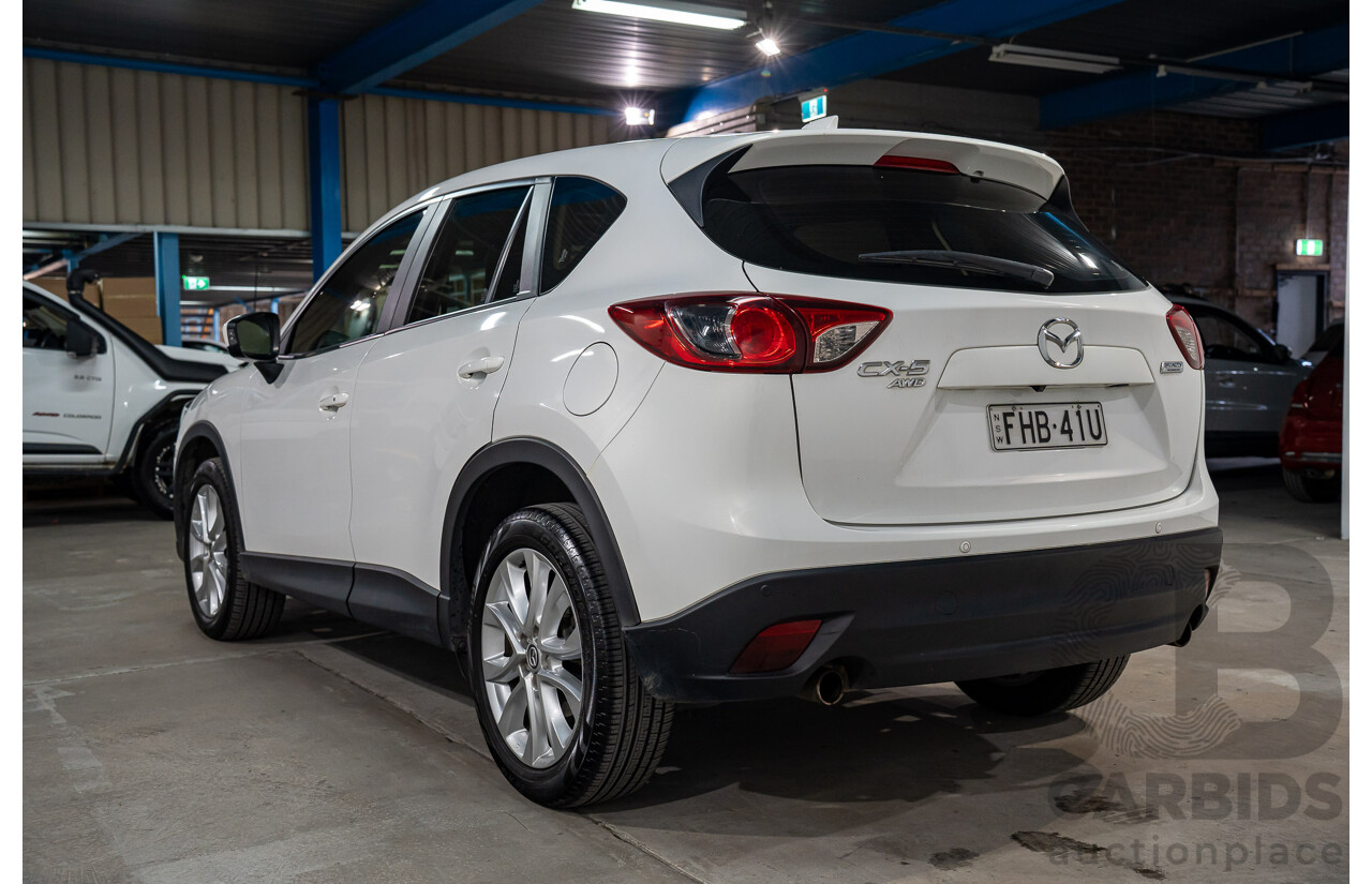 10/2014 Mazda Cx-5 GRAND TOURER (AWD) MY13 Upgrade 4d Wagon White 2.2L