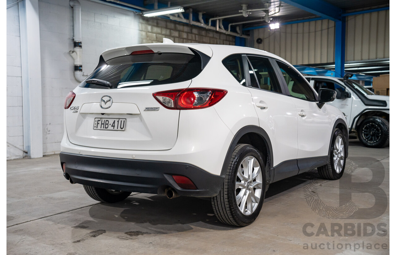 10/2014 Mazda Cx-5 GRAND TOURER (AWD) MY13 Upgrade 4d Wagon White 2.2L