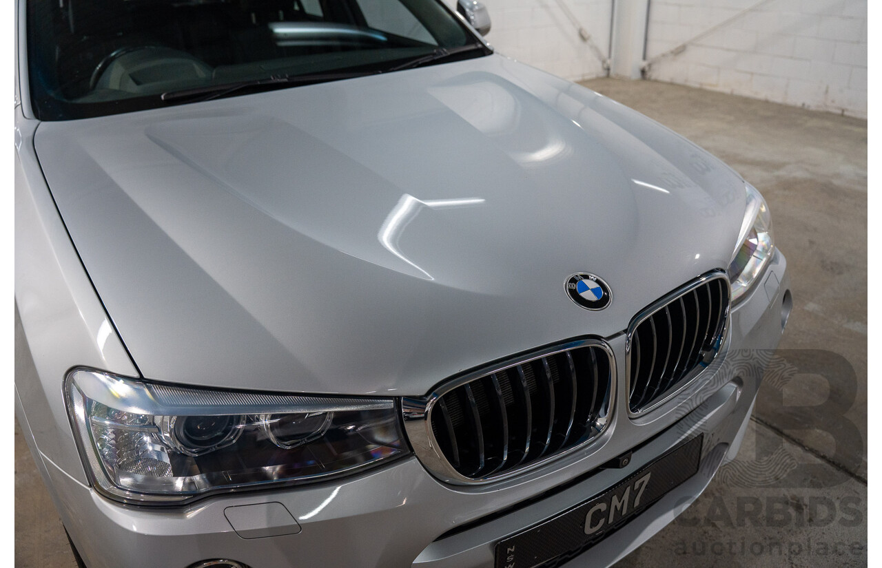 06/2016 Bmw X4 xDRIVE 20i AWD F26 MY16 5D Coupe Glacier Silver Metallic 2.0L
