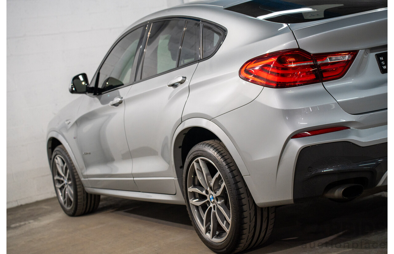 06/2016 Bmw X4 xDRIVE 20i AWD F26 MY16 5D Coupe Glacier Silver Metallic 2.0L