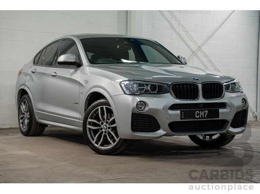06/2016 Bmw X4 xDRIVE 20i AWD F26 MY16 5D Coupe Glacier Silver Metallic 2.0L
