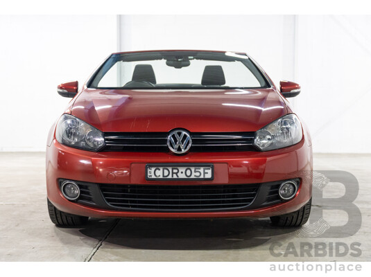 1660810 · 9/2011 Volkswagen Golf 118 TSI 1C 2d Cabriolet Red 1.4L