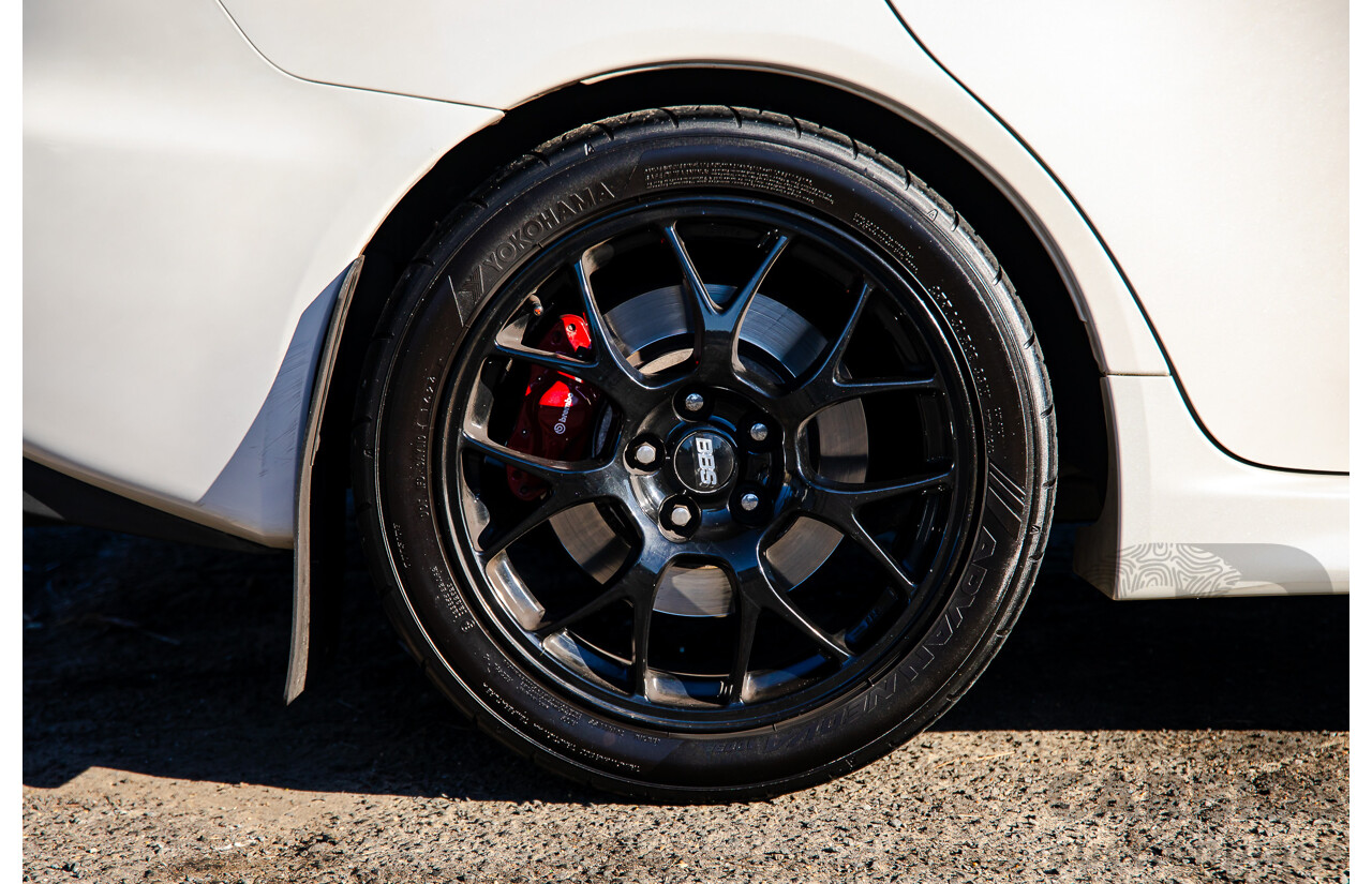 09/2021 Mitsubishi Lancer Evolution Final Edition (AWD) CJ MY15 4d Sedan White Turbo 2.0L