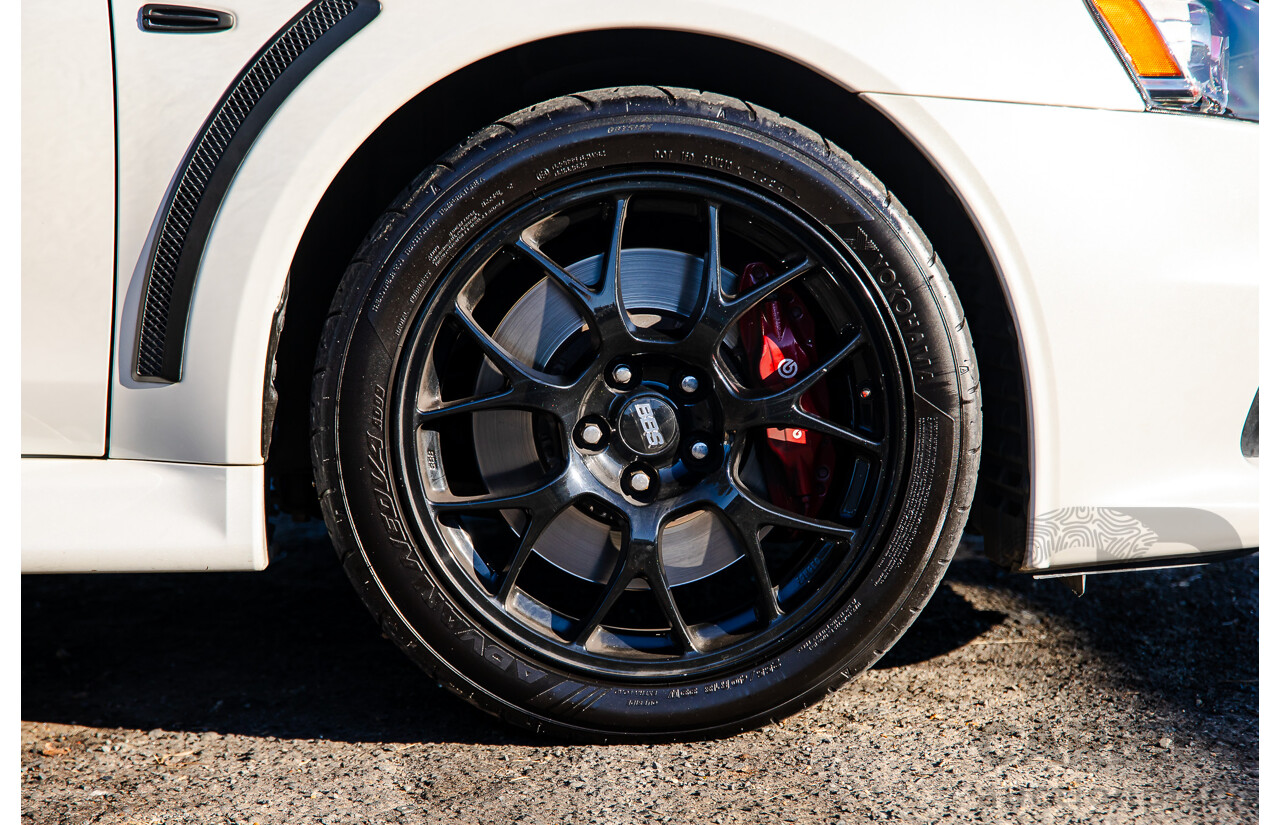 09/2021 Mitsubishi Lancer Evolution Final Edition (AWD) CJ MY15 4d Sedan White Turbo 2.0L