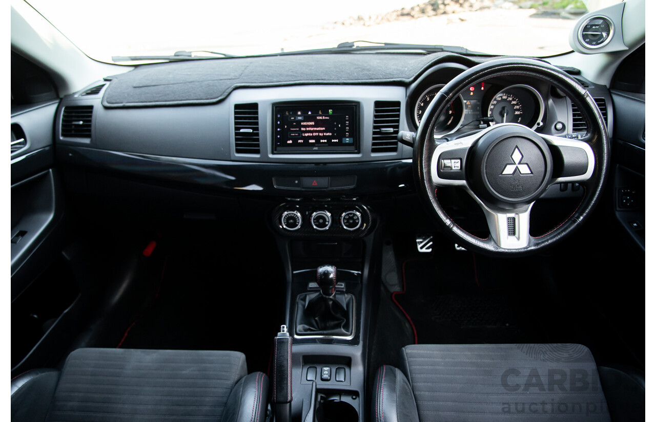 09/2021 Mitsubishi Lancer Evolution Final Edition (AWD) CJ MY15 4d Sedan White Turbo 2.0L
