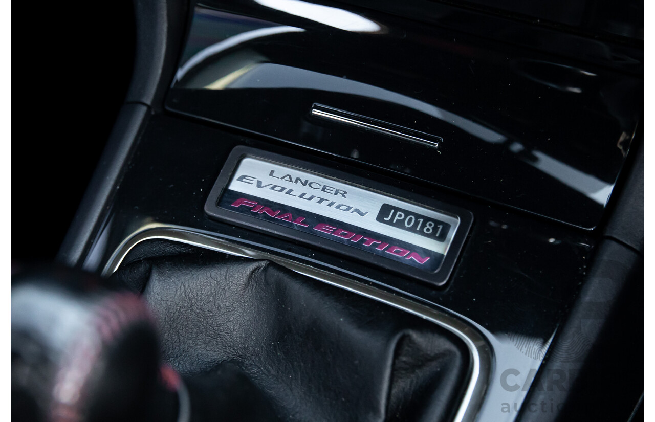 09/2021 Mitsubishi Lancer Evolution Final Edition (AWD) CJ MY15 4d Sedan White Turbo 2.0L