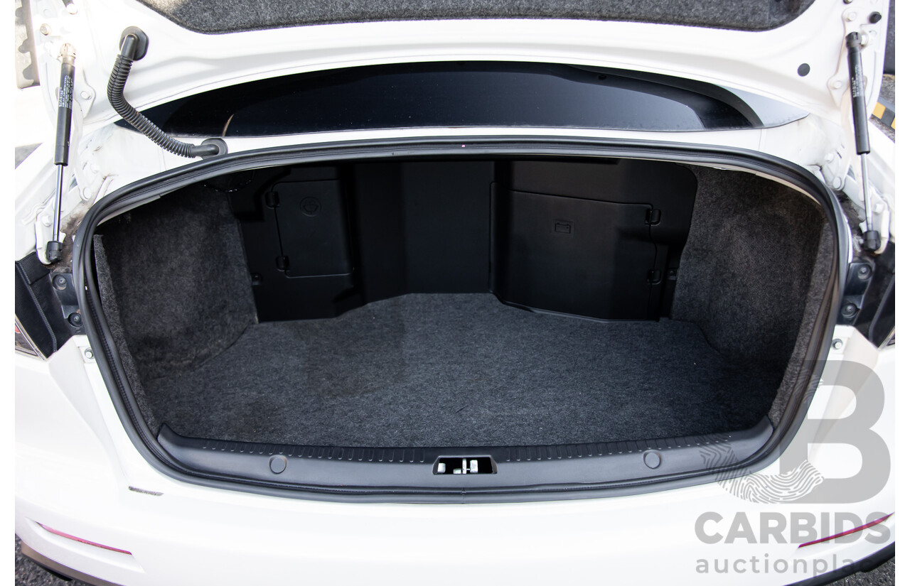 09/2021 Mitsubishi Lancer Evolution Final Edition (AWD) CJ MY15 4d Sedan White Turbo 2.0L