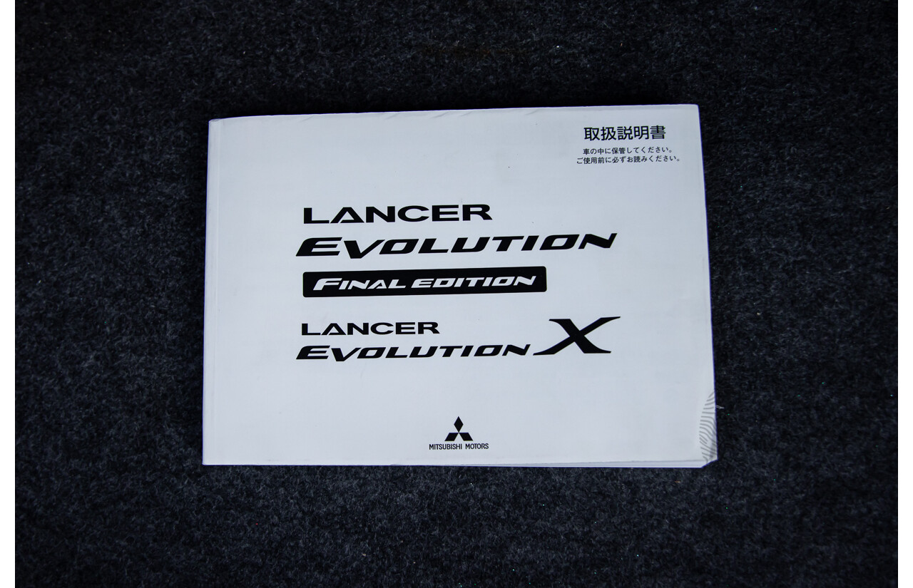 09/2021 Mitsubishi Lancer Evolution Final Edition (AWD) CJ MY15 4d Sedan White Turbo 2.0L
