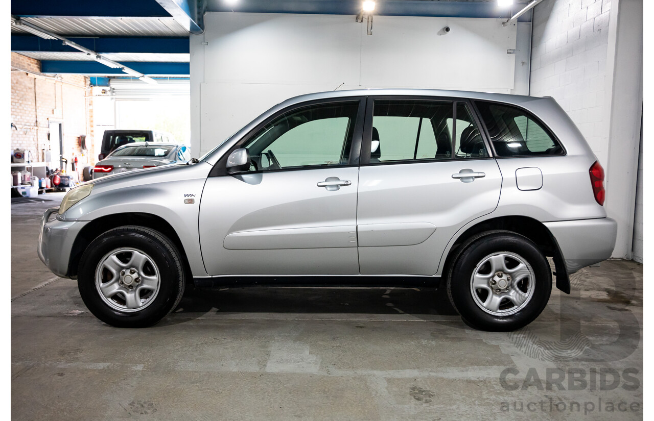 12/2003 Toyota Rav4 CV 4WD ACA23R 4d Wagon Silver 2.4L