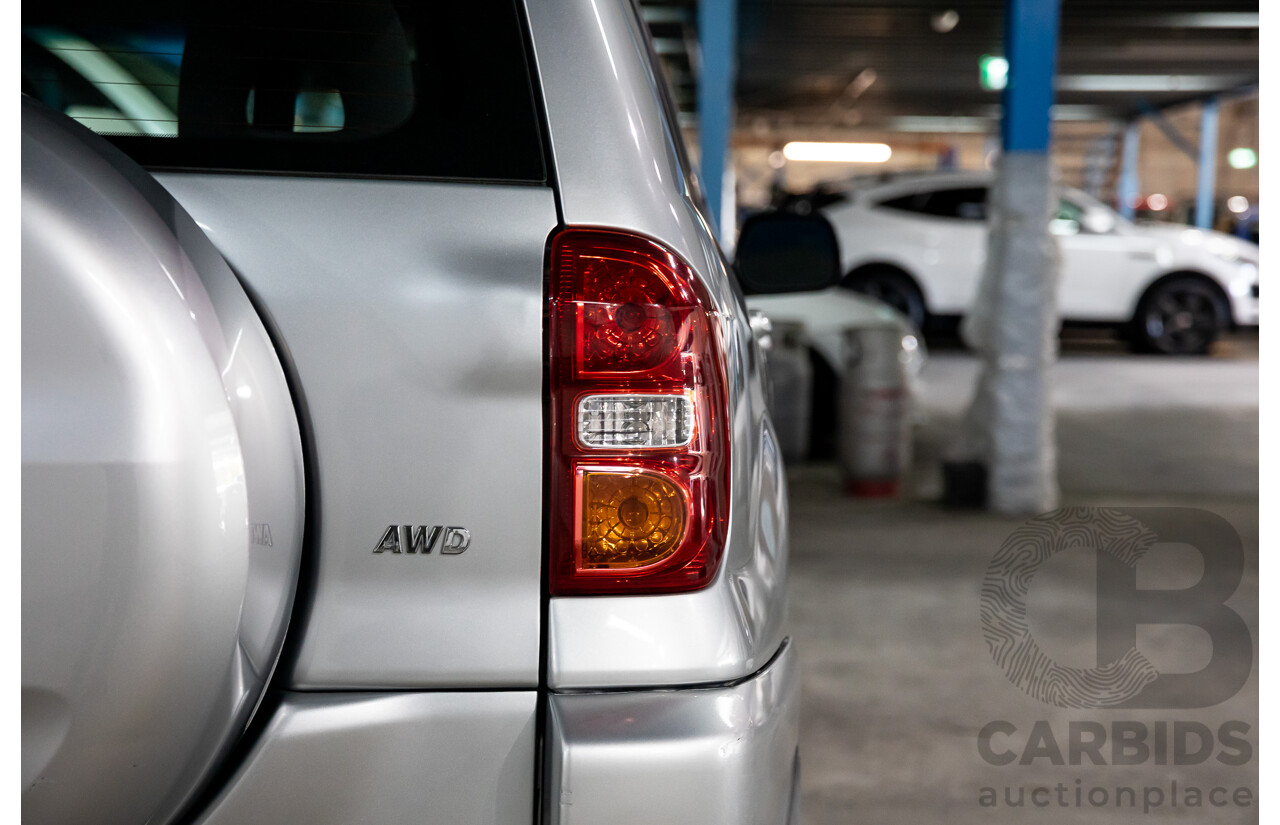 12/2003 Toyota Rav4 CV 4WD ACA23R 4d Wagon Silver 2.4L