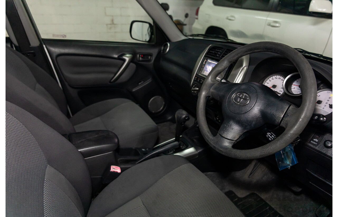12/2003 Toyota Rav4 CV 4WD ACA23R 4d Wagon Silver 2.4L
