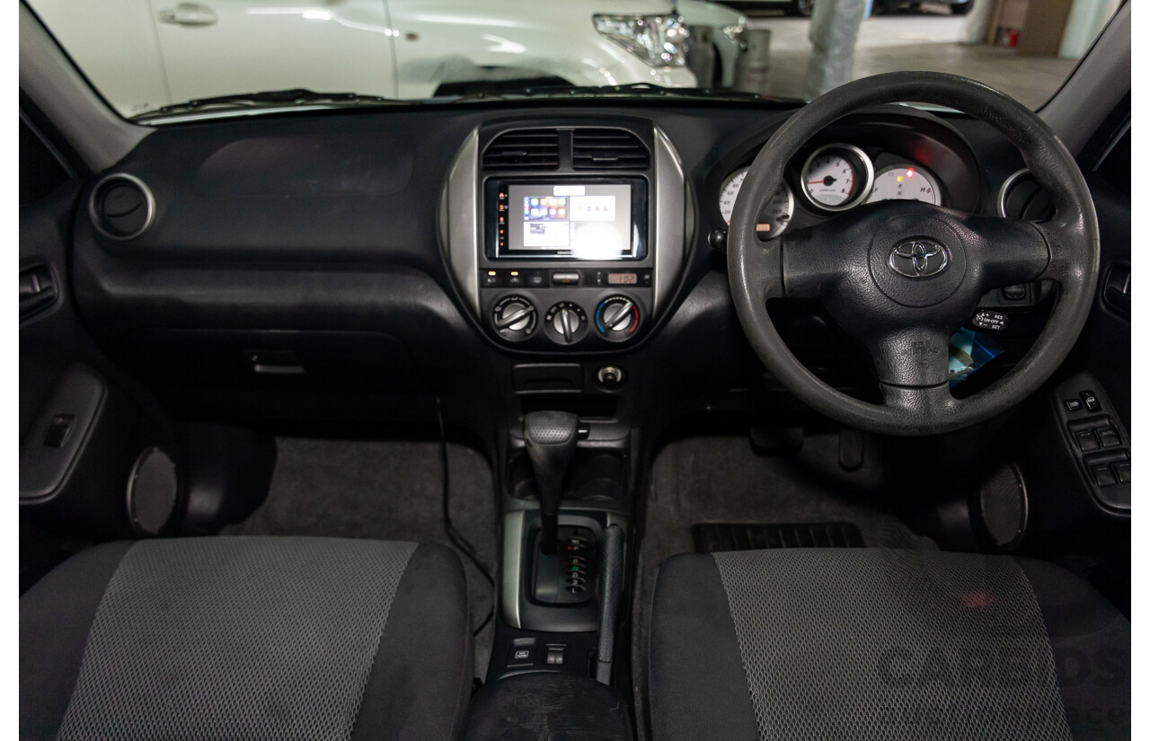 12/2003 Toyota Rav4 CV 4WD ACA23R 4d Wagon Silver 2.4L