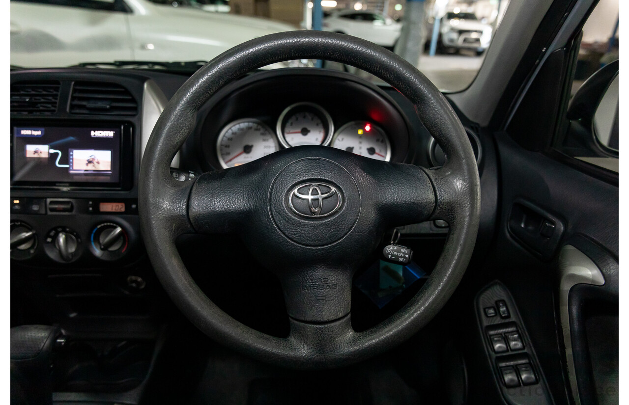 12/2003 Toyota Rav4 CV 4WD ACA23R 4d Wagon Silver 2.4L