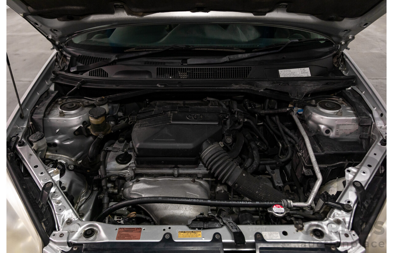 12/2003 Toyota Rav4 CV 4WD ACA23R 4d Wagon Silver 2.4L