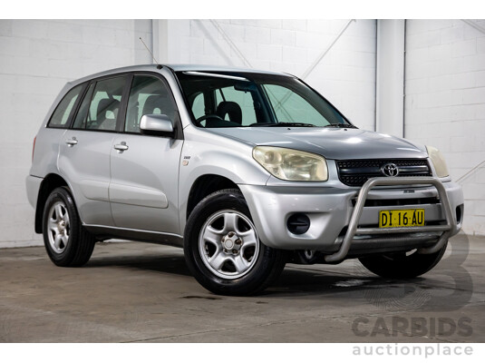 12/2003 Toyota Rav4 CV 4WD ACA23R 4d Wagon Silver 2.4L