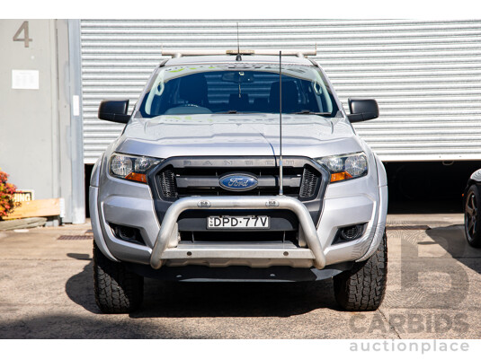 1661122 · 06/2017 Ford Ranger XL (4x4) PX MKII MY17 Update Crew Cab Utility Silver Turbocharged 3.2L