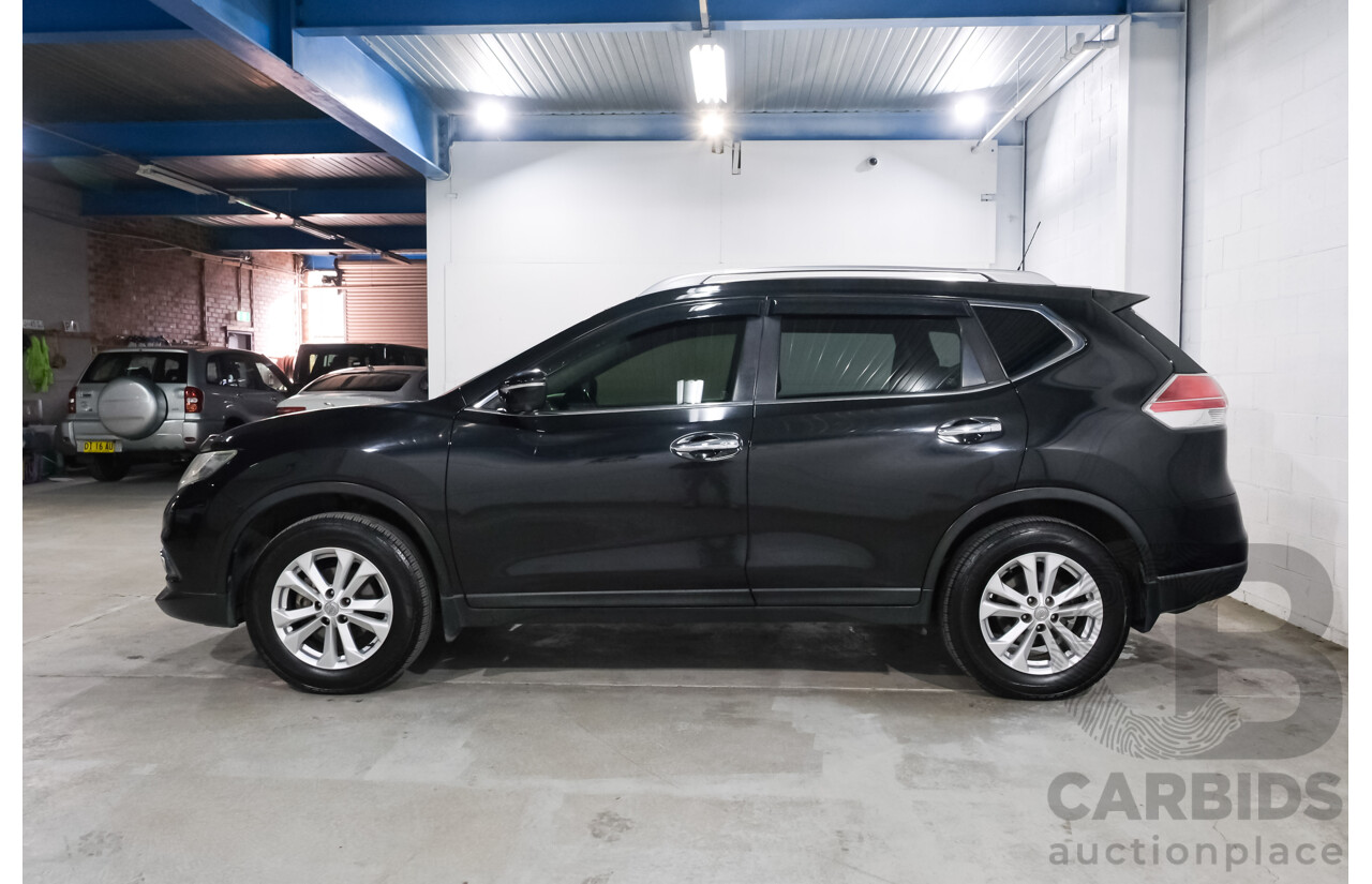 01/2015 Nissan X-Trail ST-L (FWD) CVT T32 4d Wagon Black 2.5L