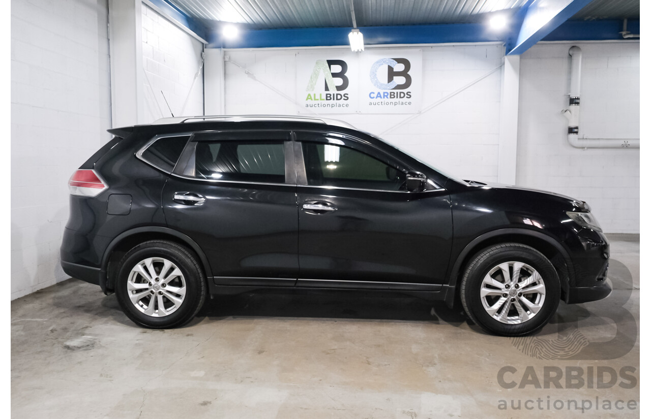 01/2015 Nissan X-Trail ST-L (FWD) CVT T32 4d Wagon Black 2.5L