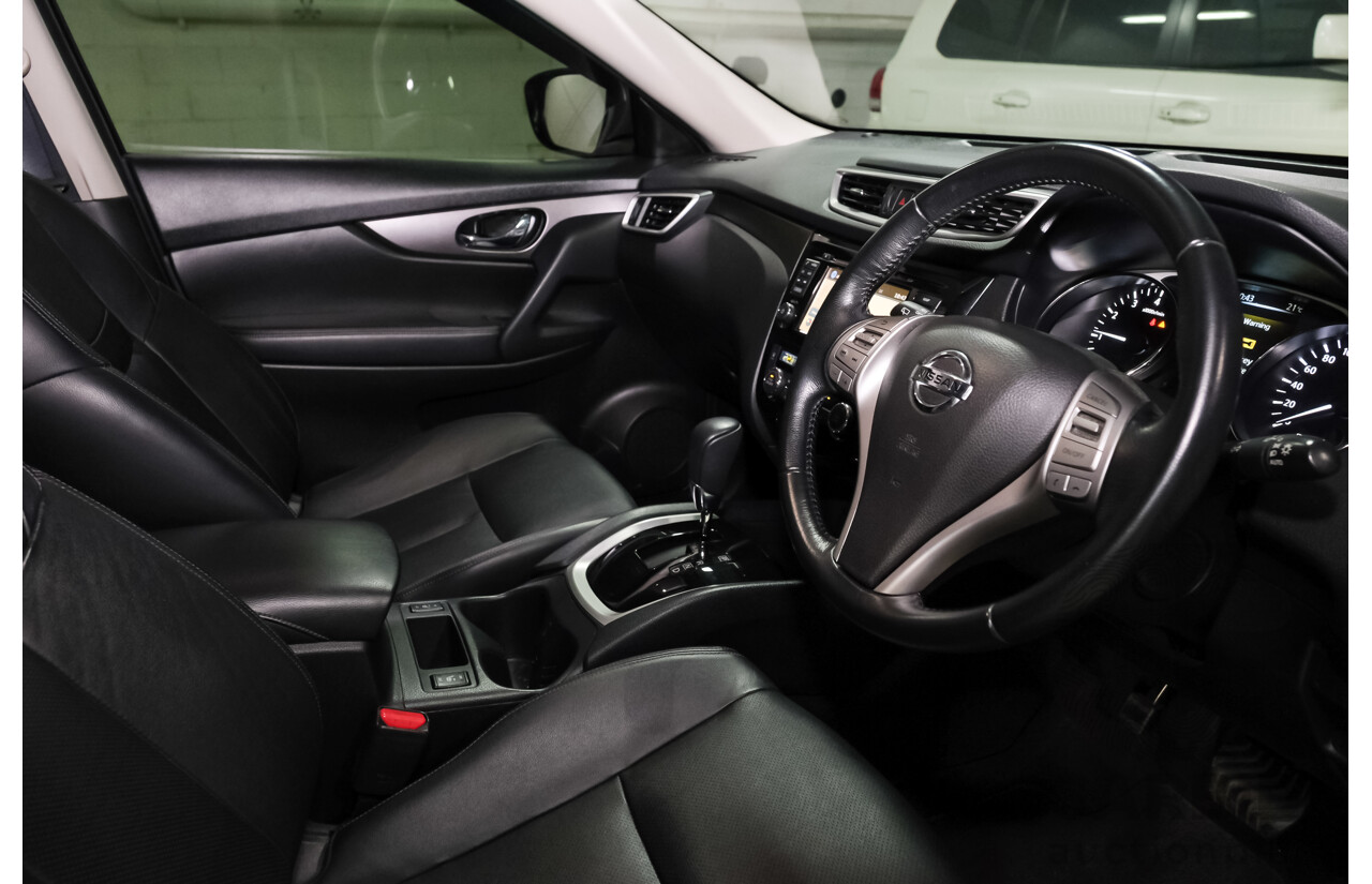 01/2015 Nissan X-Trail ST-L (FWD) CVT T32 4d Wagon Black 2.5L