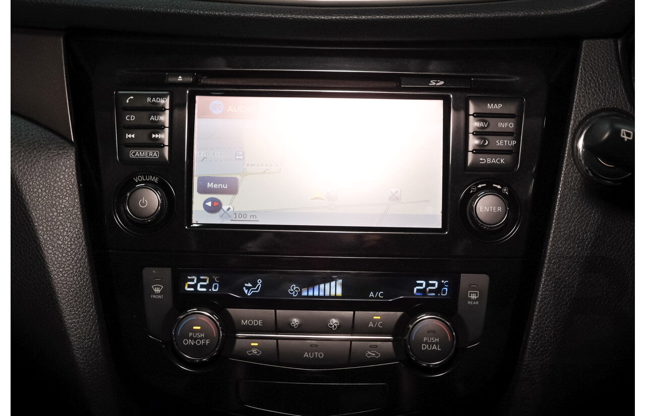01/2015 Nissan X-Trail ST-L (FWD) CVT T32 4d Wagon Black 2.5L