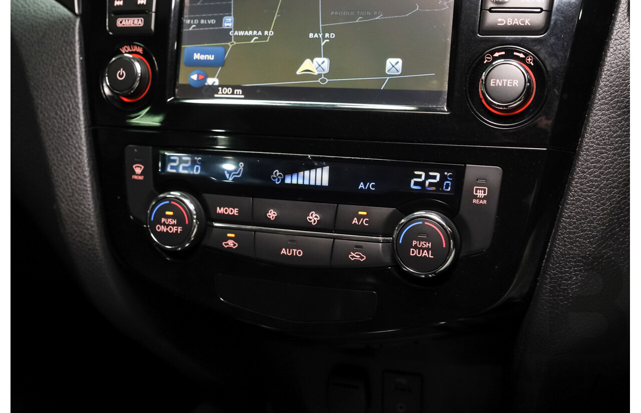 01/2015 Nissan X-Trail ST-L (FWD) CVT T32 4d Wagon Black 2.5L