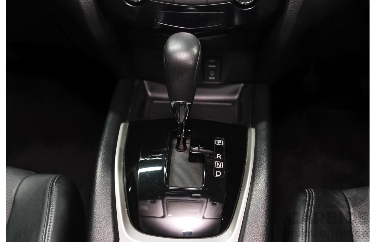 01/2015 Nissan X-Trail ST-L (FWD) CVT T32 4d Wagon Black 2.5L