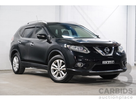 01/2015 Nissan X-Trail ST-L (FWD) CVT T32 4d Wagon Black 2.5L