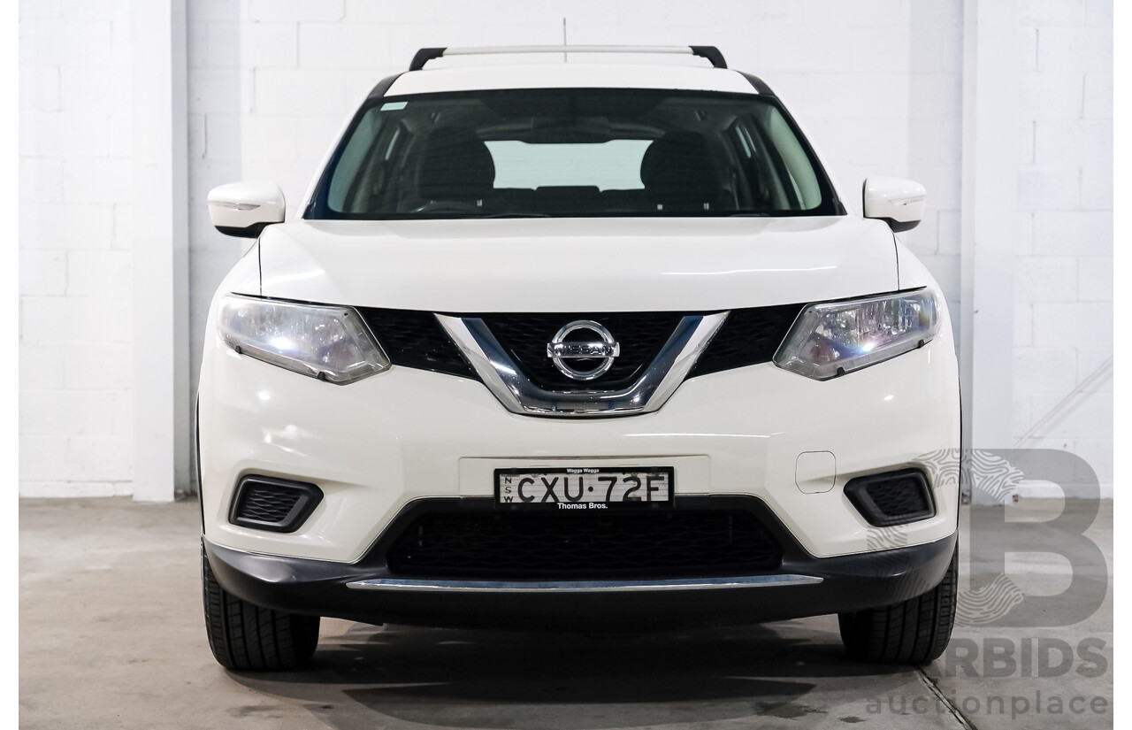 02/2015 Nissan X-Trail ST FWD T32 4D Wagon Polar White 2.5L