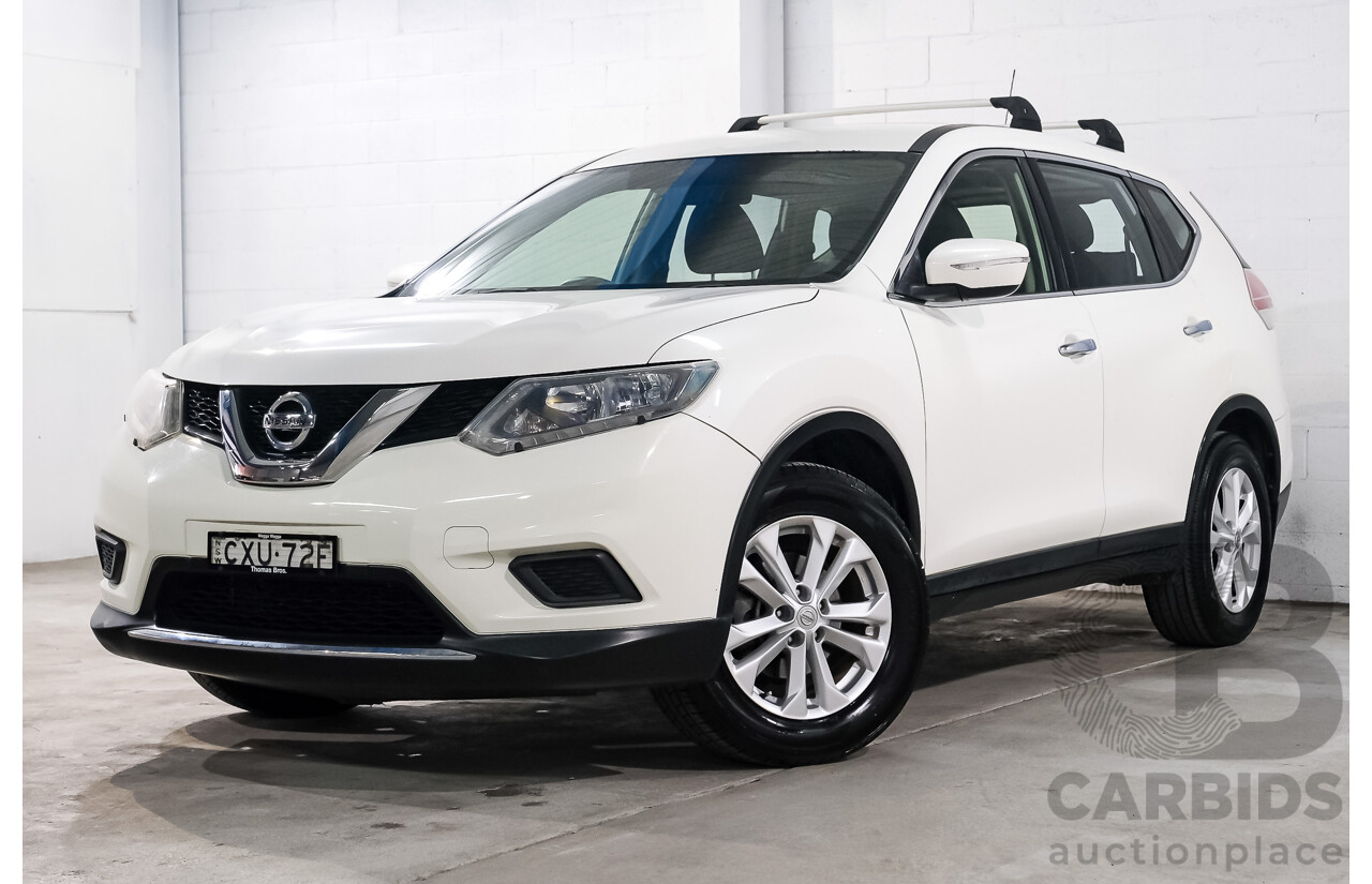 02/2015 Nissan X-Trail ST FWD T32 4D Wagon Polar White 2.5L