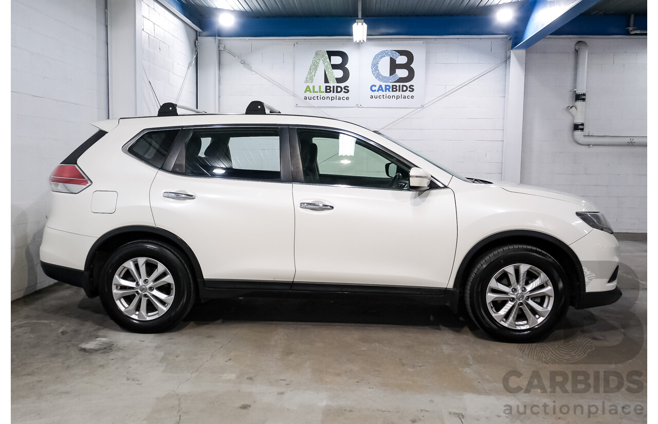 02/2015 Nissan X-Trail ST FWD T32 4D Wagon Polar White 2.5L