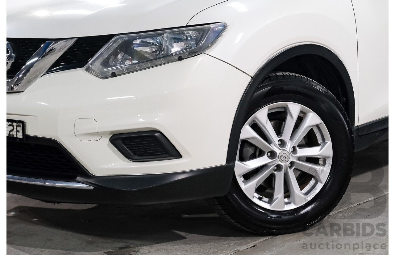 02/2015 Nissan X-Trail ST FWD T32 4D Wagon Polar White 2.5L