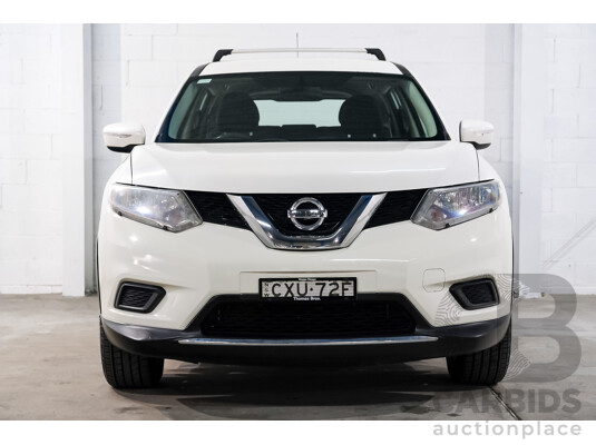 02/2015 Nissan X-Trail ST FWD T32 4D Wagon Polar White 2.5L
