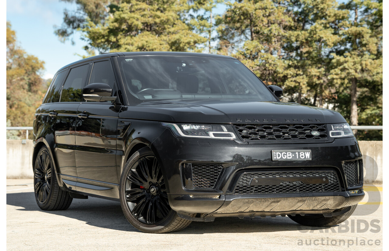4/2018 Land Rover Range Rover Sport SDV6 HSE Dynamic (AWD) LW MY18 4d Wagon Ultimate Black Metallic Twin Turbo Diesel V6 3.0L