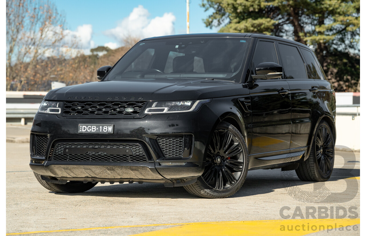 4/2018 Land Rover Range Rover Sport SDV6 HSE Dynamic (AWD) LW MY18 4d Wagon Ultimate Black Metallic Twin Turbo Diesel V6 3.0L
