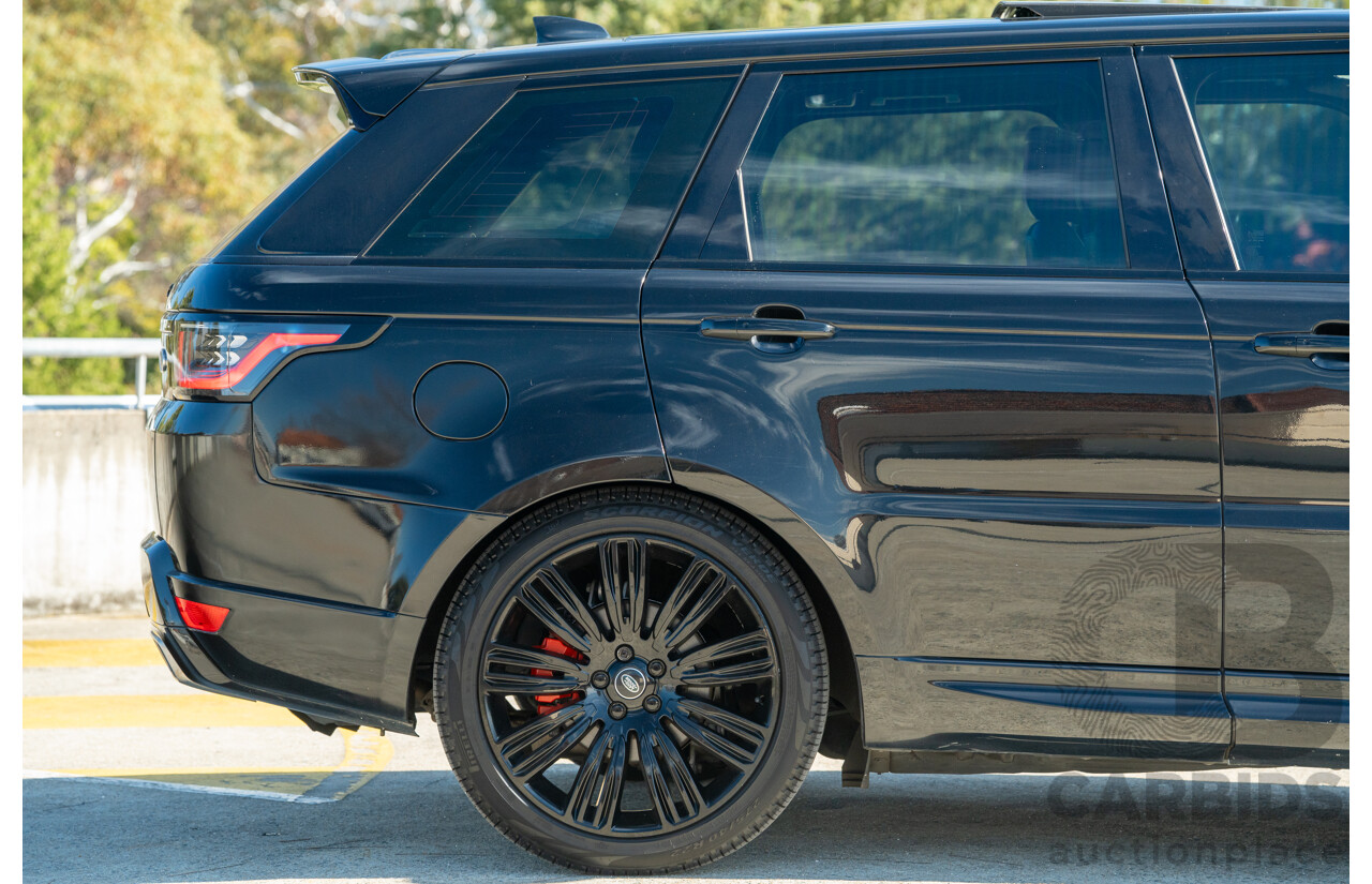 4/2018 Land Rover Range Rover Sport SDV6 HSE Dynamic (AWD) LW MY18 4d Wagon Ultimate Black Metallic Twin Turbo Diesel V6 3.0L