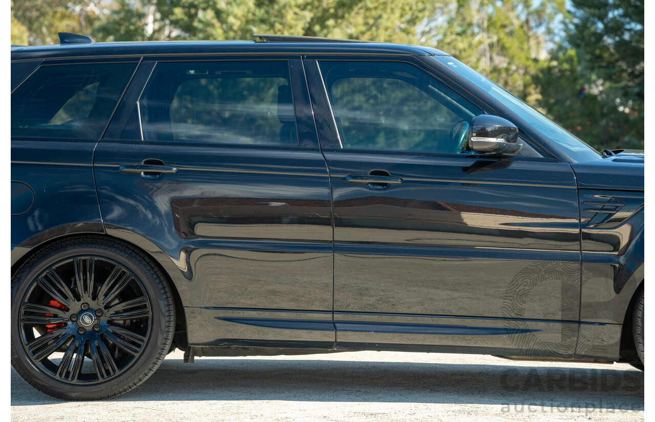 4/2018 Land Rover Range Rover Sport SDV6 HSE Dynamic (AWD) LW MY18 4d Wagon Ultimate Black Metallic Twin Turbo Diesel V6 3.0L