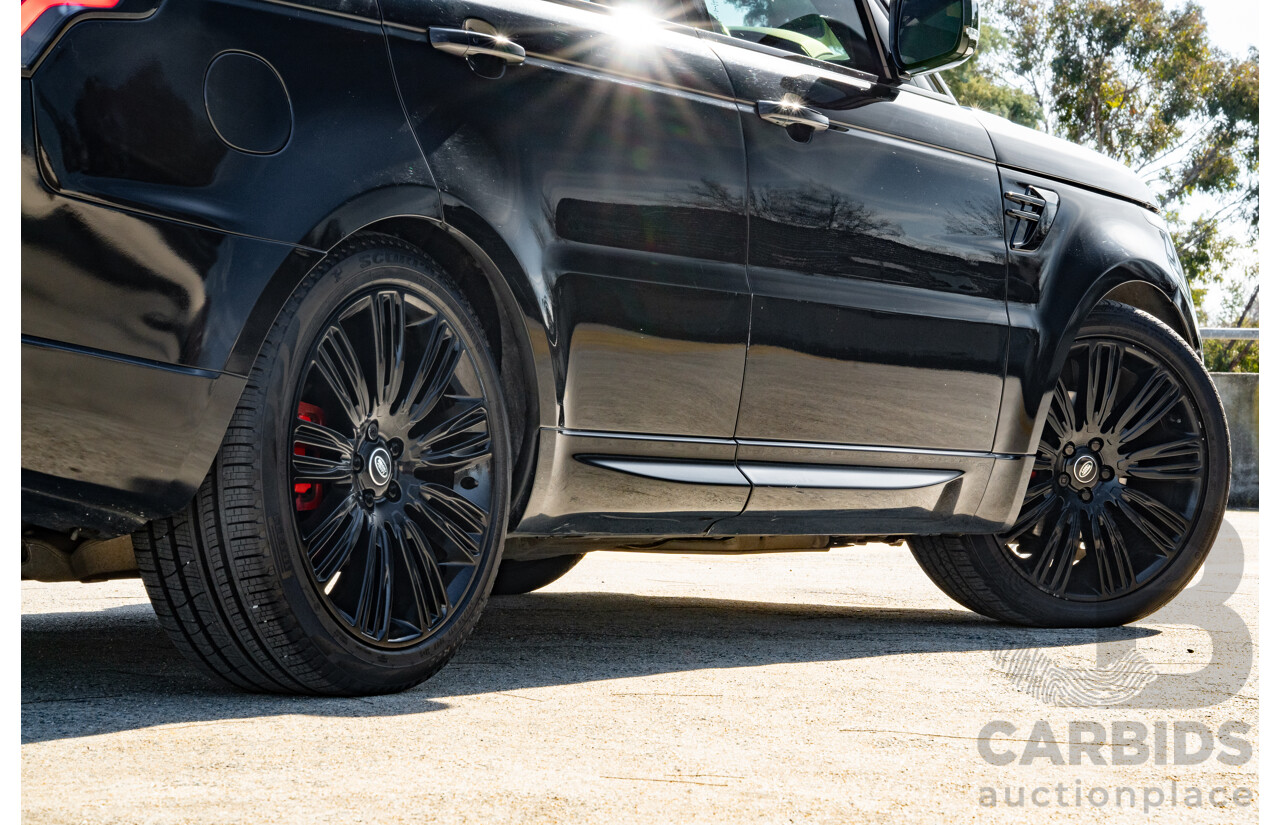4/2018 Land Rover Range Rover Sport SDV6 HSE Dynamic (AWD) LW MY18 4d Wagon Ultimate Black Metallic Twin Turbo Diesel V6 3.0L