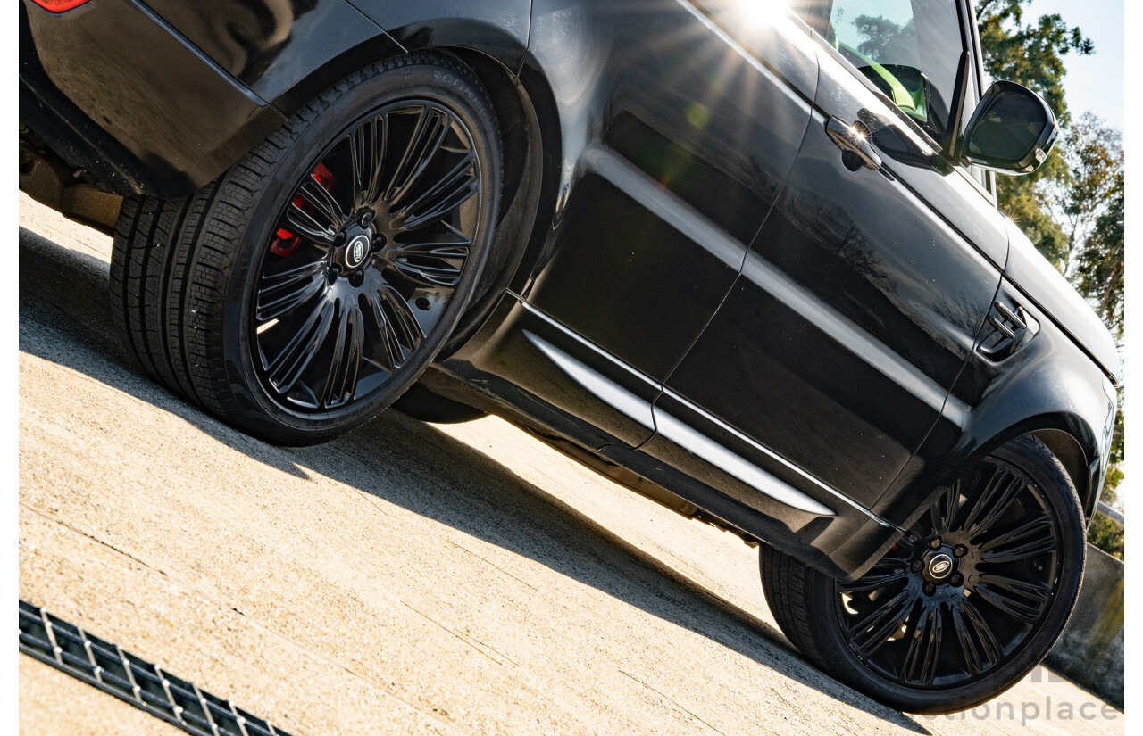 4/2018 Land Rover Range Rover Sport SDV6 HSE Dynamic (AWD) LW MY18 4d Wagon Ultimate Black Metallic Twin Turbo Diesel V6 3.0L