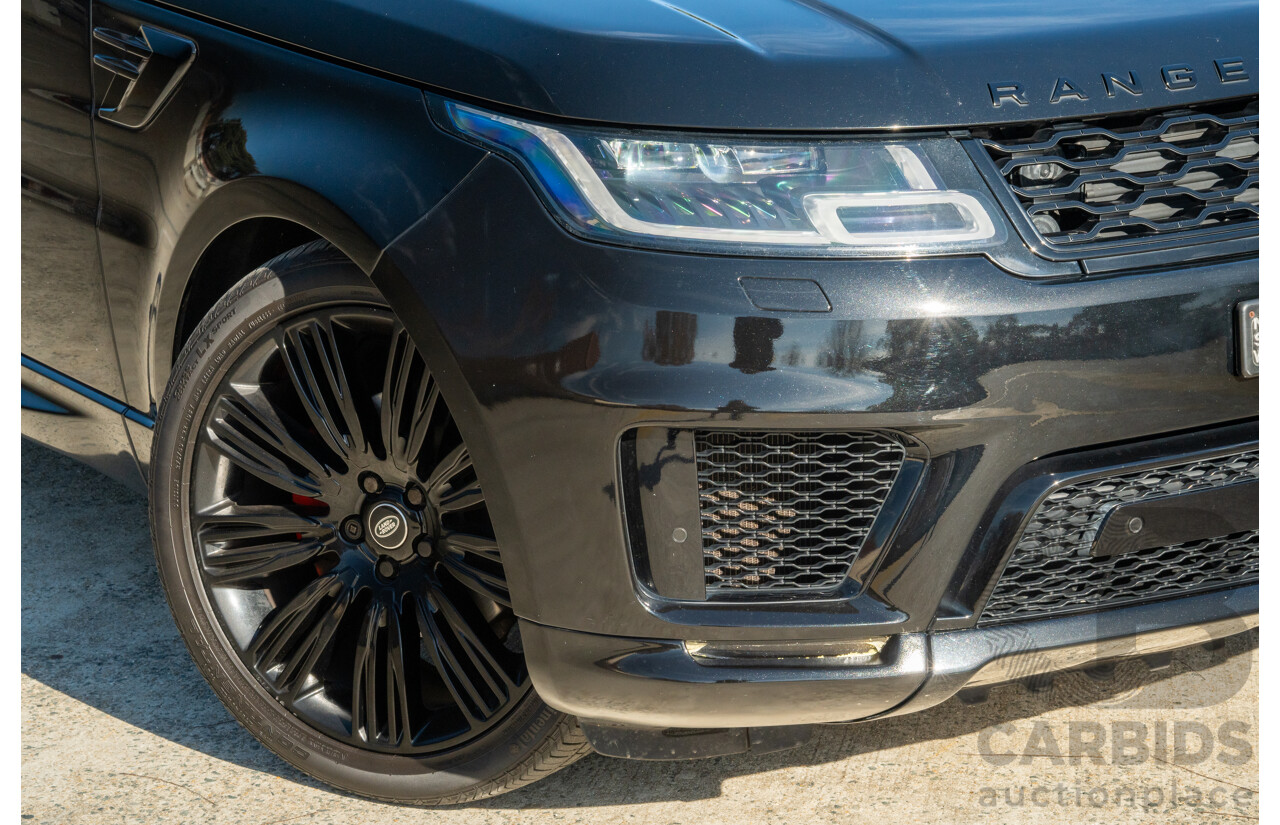 4/2018 Land Rover Range Rover Sport SDV6 HSE Dynamic (AWD) LW MY18 4d Wagon Ultimate Black Metallic Twin Turbo Diesel V6 3.0L