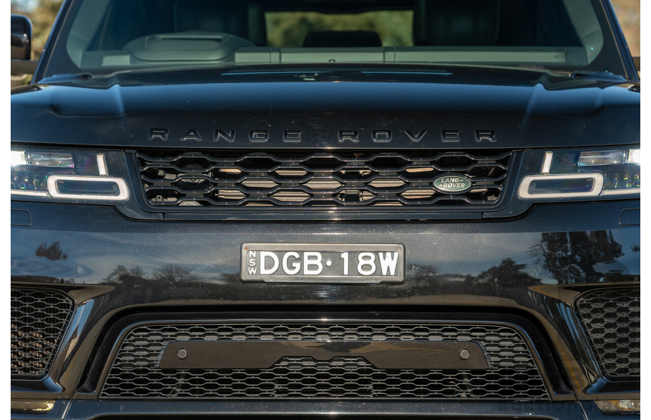 4/2018 Land Rover Range Rover Sport SDV6 HSE Dynamic (AWD) LW MY18 4d Wagon Ultimate Black Metallic Twin Turbo Diesel V6 3.0L