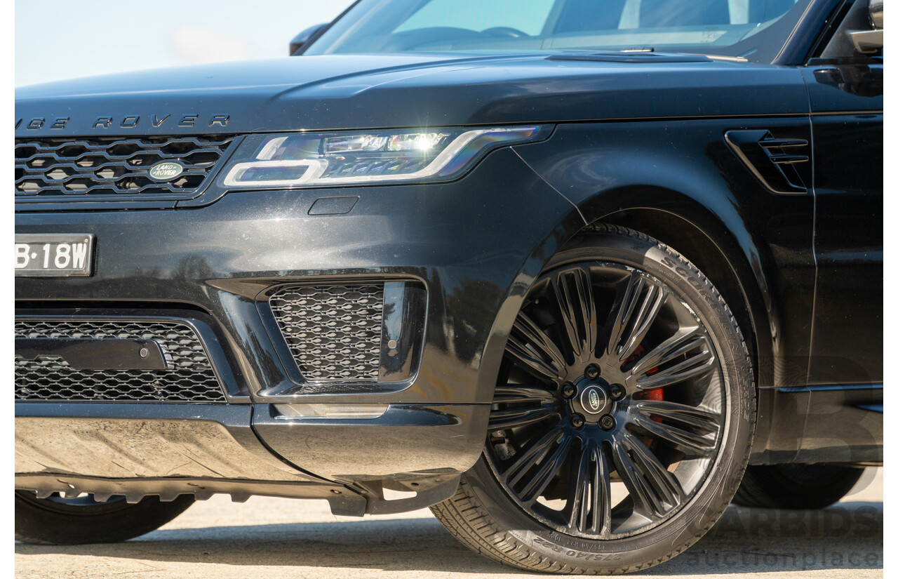 4/2018 Land Rover Range Rover Sport SDV6 HSE Dynamic (AWD) LW MY18 4d Wagon Ultimate Black Metallic Twin Turbo Diesel V6 3.0L