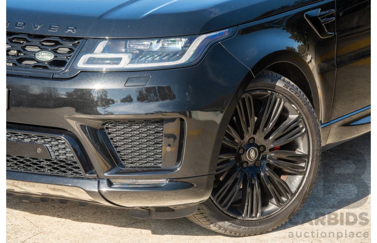 4/2018 Land Rover Range Rover Sport SDV6 HSE Dynamic (AWD) LW MY18 4d Wagon Ultimate Black Metallic Twin Turbo Diesel V6 3.0L