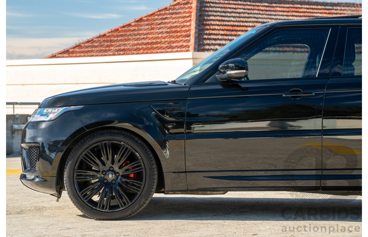 4/2018 Land Rover Range Rover Sport SDV6 HSE Dynamic (AWD) LW MY18 4d Wagon Ultimate Black Metallic Twin Turbo Diesel V6 3.0L