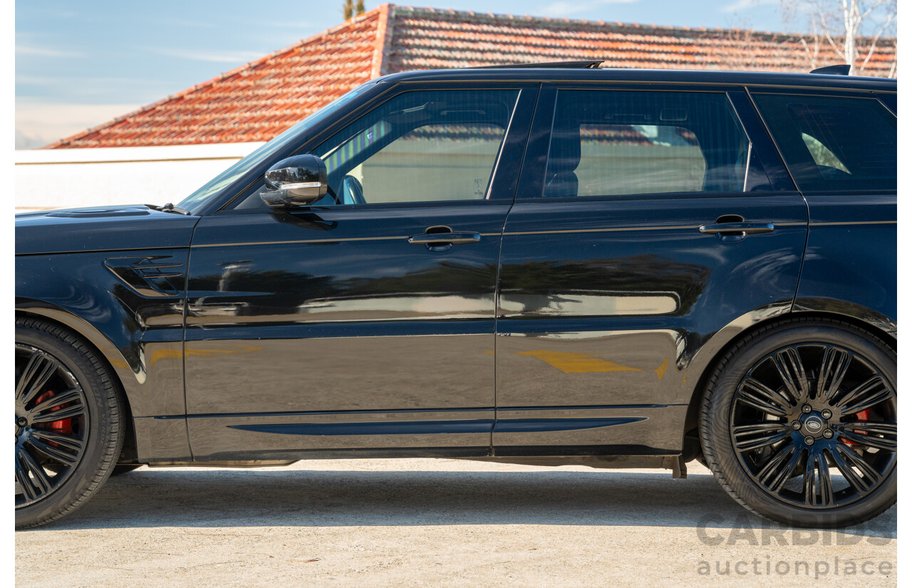 4/2018 Land Rover Range Rover Sport SDV6 HSE Dynamic (AWD) LW MY18 4d Wagon Ultimate Black Metallic Twin Turbo Diesel V6 3.0L