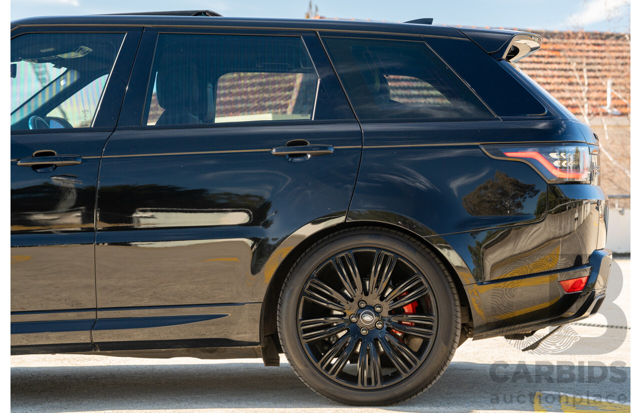 4/2018 Land Rover Range Rover Sport SDV6 HSE Dynamic (AWD) LW MY18 4d Wagon Ultimate Black Metallic Twin Turbo Diesel V6 3.0L