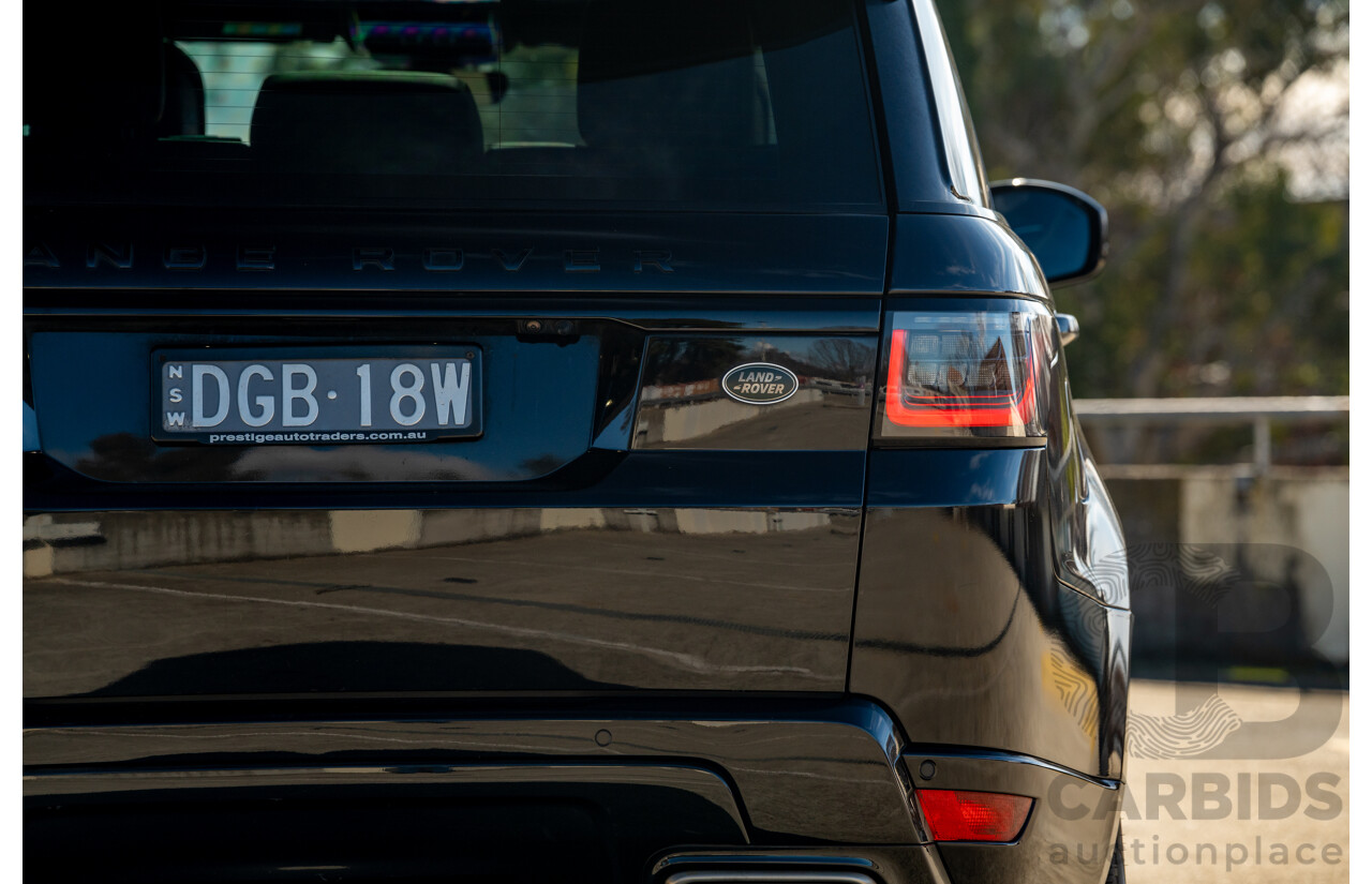 4/2018 Land Rover Range Rover Sport SDV6 HSE Dynamic (AWD) LW MY18 4d Wagon Ultimate Black Metallic Twin Turbo Diesel V6 3.0L