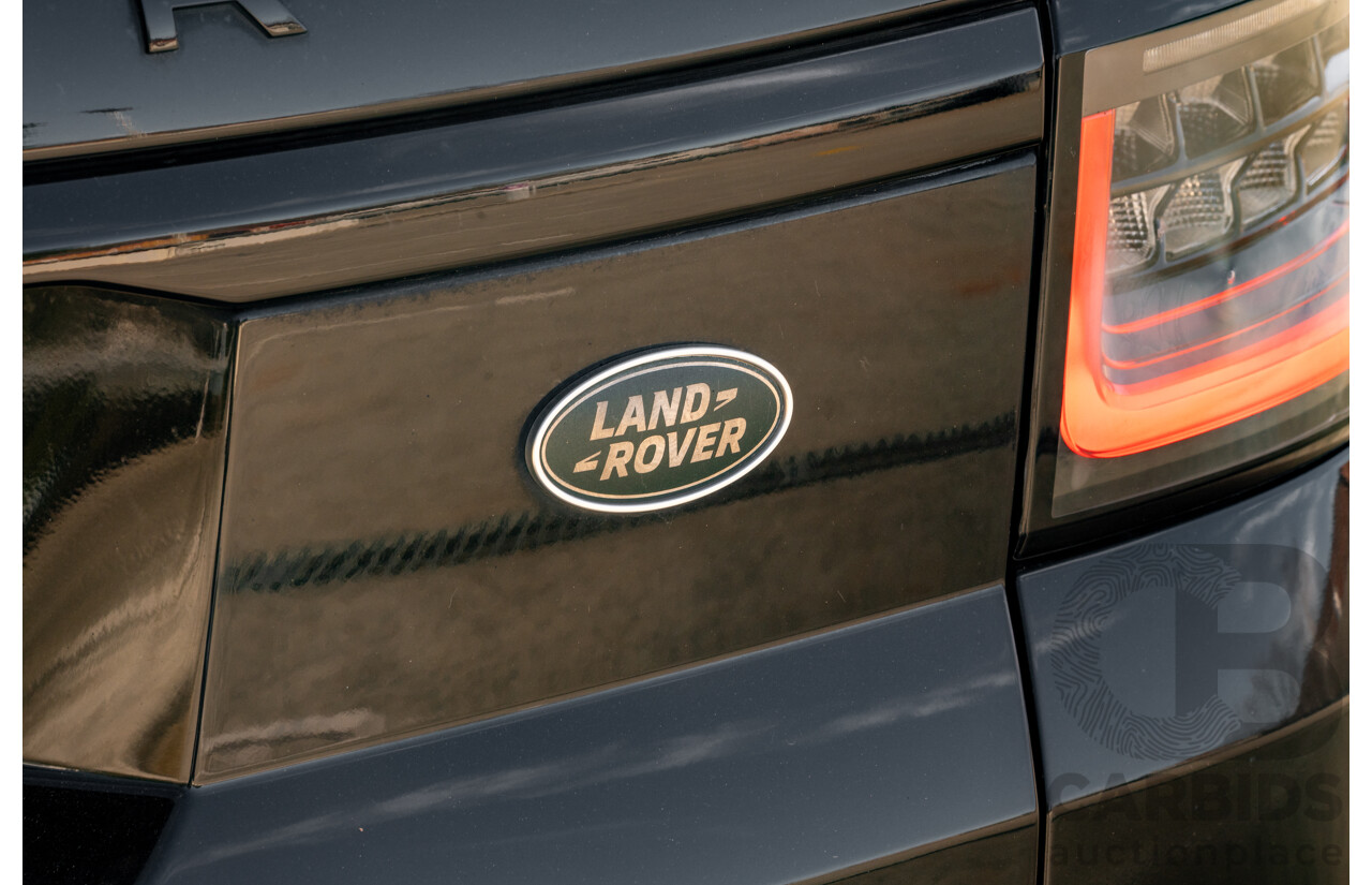 4/2018 Land Rover Range Rover Sport SDV6 HSE Dynamic (AWD) LW MY18 4d Wagon Ultimate Black Metallic Twin Turbo Diesel V6 3.0L