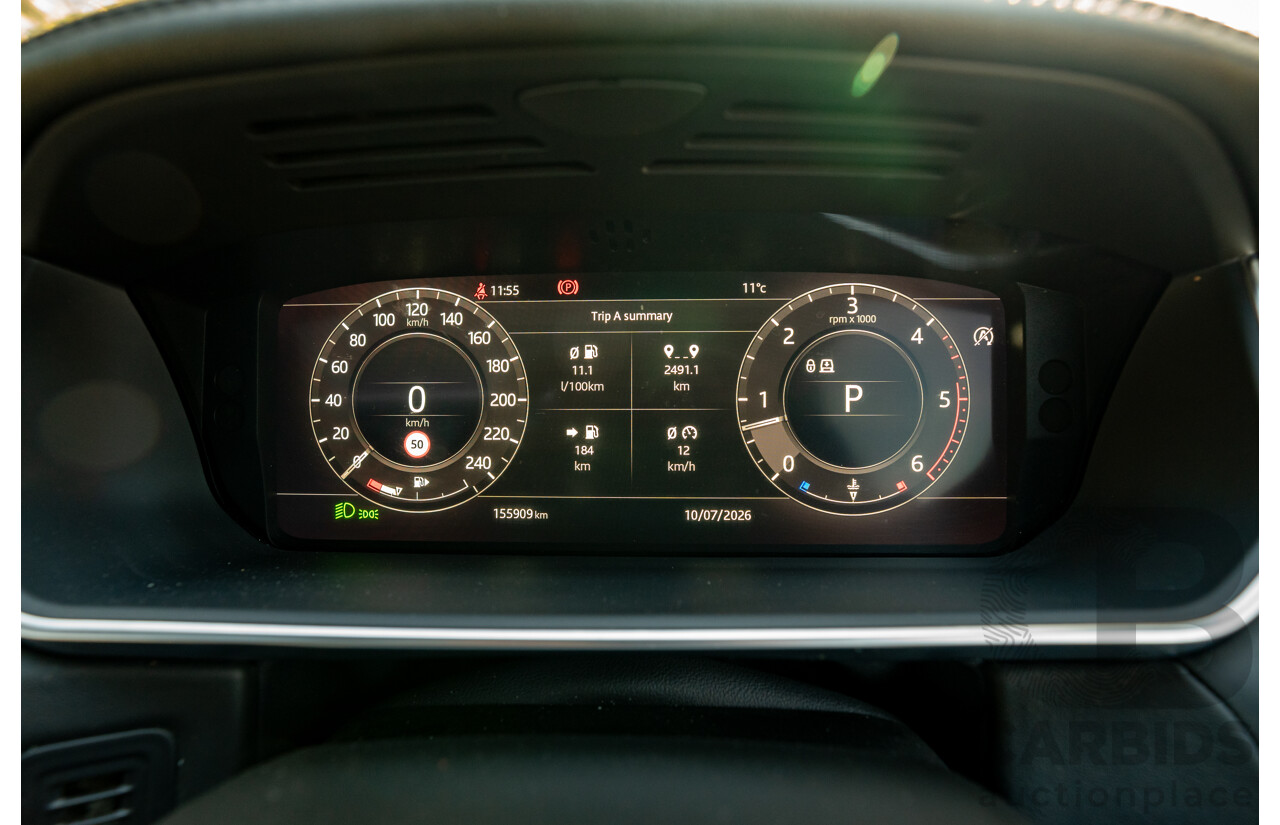 4/2018 Land Rover Range Rover Sport SDV6 HSE Dynamic (AWD) LW MY18 4d Wagon Ultimate Black Metallic Twin Turbo Diesel V6 3.0L