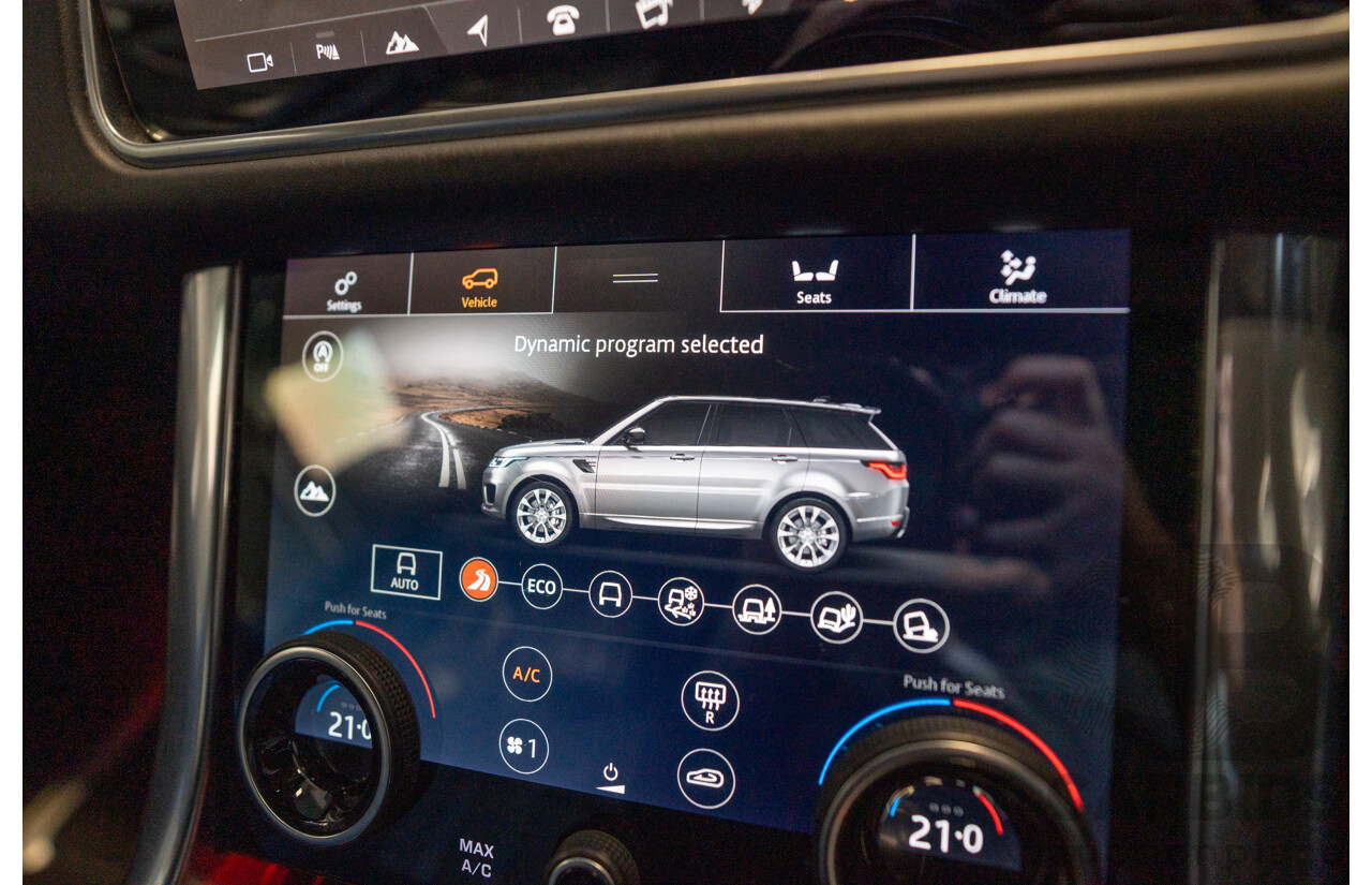 4/2018 Land Rover Range Rover Sport SDV6 HSE Dynamic (AWD) LW MY18 4d Wagon Ultimate Black Metallic Twin Turbo Diesel V6 3.0L