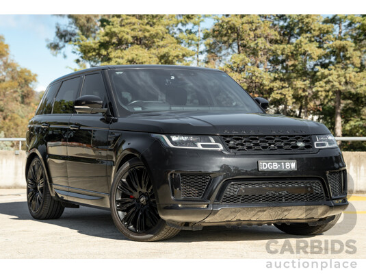 4/2018 Land Rover Range Rover Sport SDV6 HSE Dynamic (AWD) LW MY18 4d Wagon Ultimate Black Metallic Twin Turbo Diesel V6 3.0L